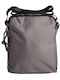 Men's Crossbody Bag Double Zipper 1902 Gray