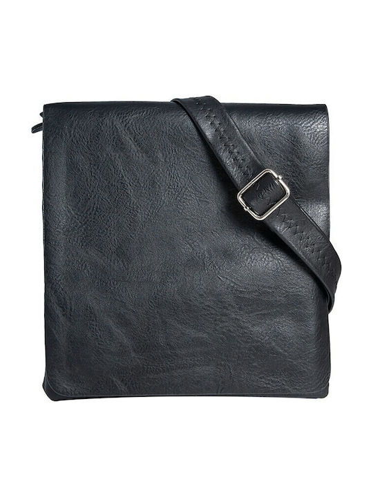 Men's Crossbody Bag Synthetic Leather 19136_black