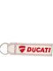 Μπρελόκ Τεχνόδερμα Λευκό Ducati 4754-k