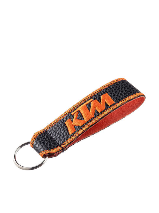 Μπρελόκ Ktm Τεχνόδερμα Μαύρο