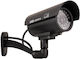 Dummy Surveillance Camera Abs 2 Aaa Batteries Black