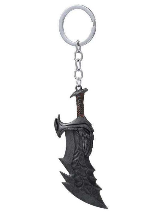 Keychain Sword Kratos God Of War In Charcoal Tone