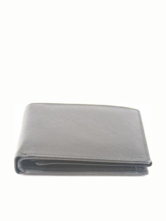 Kouros-δερμάτινο Πορτοφόλι Small-4601-μαυρο