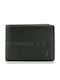 Men's Leather Wallet Kion Sr-215 Black-Blue