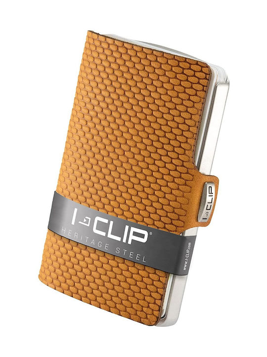 I-clip Heritage Steel Blasted Milanaise Caramel Ταμπά