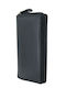 Leather 100 Leather Women's Wallet Code 29-wallet-1-3445 Black