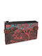 Πορτοφολι Μεγαλο Δεντρο Δερματινη Vegan Wallet Brown S.wallet S.tree