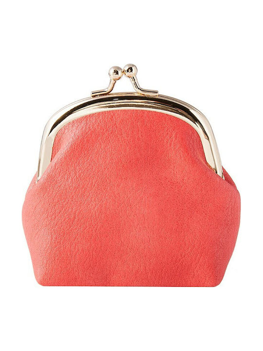 Oval Coin Purse Clip 7759 V-store_coral