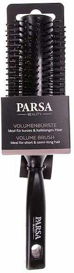 Parsa Brush Unicolor Round Plastic Pins Black