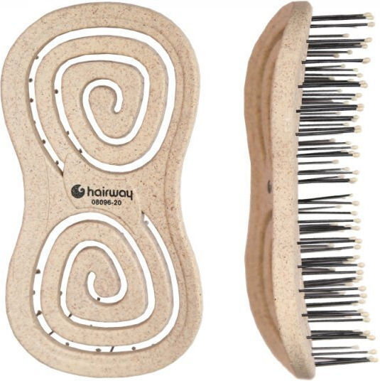 Hairway Wellness Organica Βούρτσα Μπεζ-eco