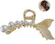 Hair Clip Claw Mermaid Tail Κλάμερ Μαλλιά Πέρλες