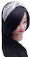 Headband Turban Hair Bandana Paisley White