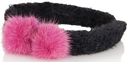 Haar Stirnbänder Fell Mavrudis Mrdline 7443053 Schwarz Fuchsie