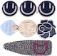 Set of 3 Hair Pins Clips Length 6.5cm 3 Pieces