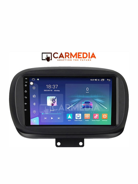 Carmedia Car Audio System for Fiat 500X 2014 (Bluetooth/USB/WiFi/GPS/Apple-Carplay/Android-Auto) with Touch Screen 9"