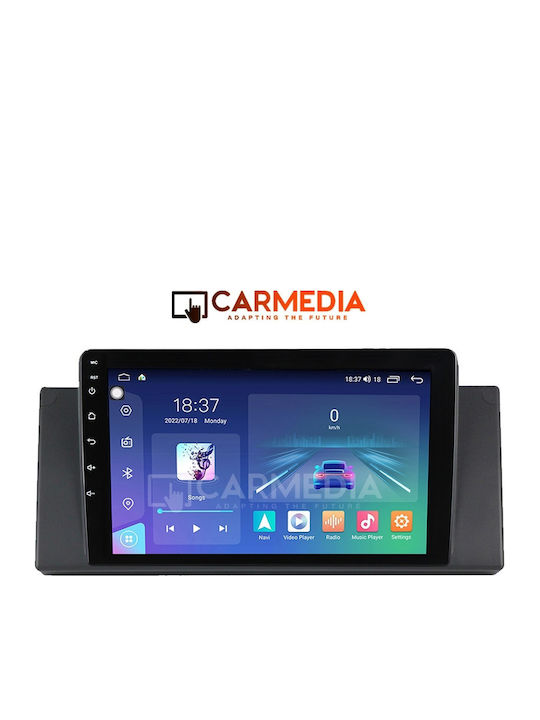 Carmedia Car Audio System for BMW Series 5 (E39) / X5 (E53) 1999-2006 (Bluetooth/USB/WiFi/GPS/Apple-Carplay/Android-Auto) with Touch Screen 9"
