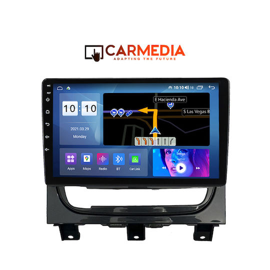 Carmedia Auto-Audiosystem für Fiat Straße 2012-2020 (Bluetooth/USB/WiFi/GPS/Apple-Carplay/Android-Auto) mit Touchscreen 9"