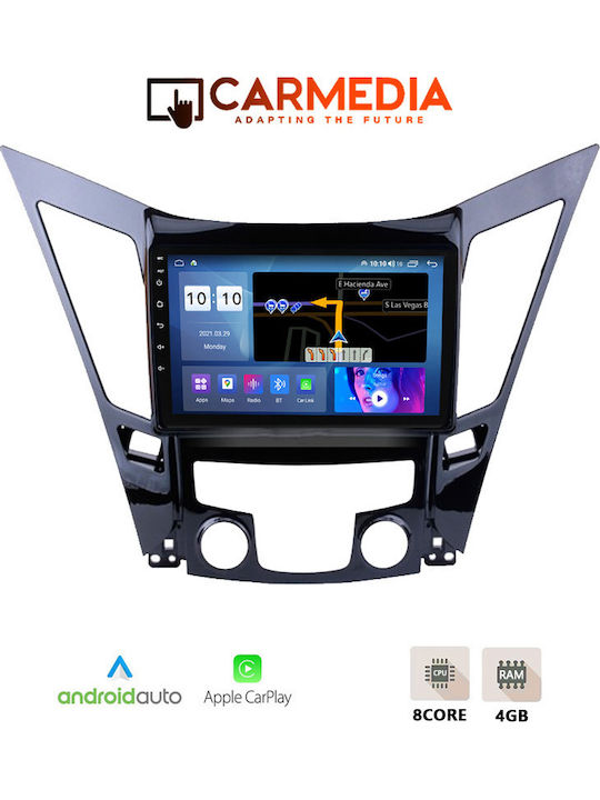 Carmedia Car Audio System for Hyundai i40 2011 (Bluetooth/USB/WiFi/GPS/Apple-Carplay/Android-Auto) with Touch Screen 9"
