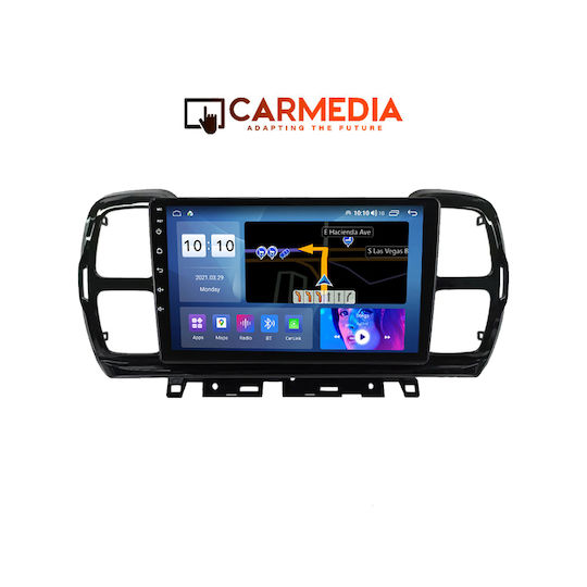 Carmedia Car Audio System for Citroen C5 Aircross 2017-2021 (Bluetooth/USB/WiFi/GPS/Apple-Carplay/Android-Auto) with Touch Screen 9"