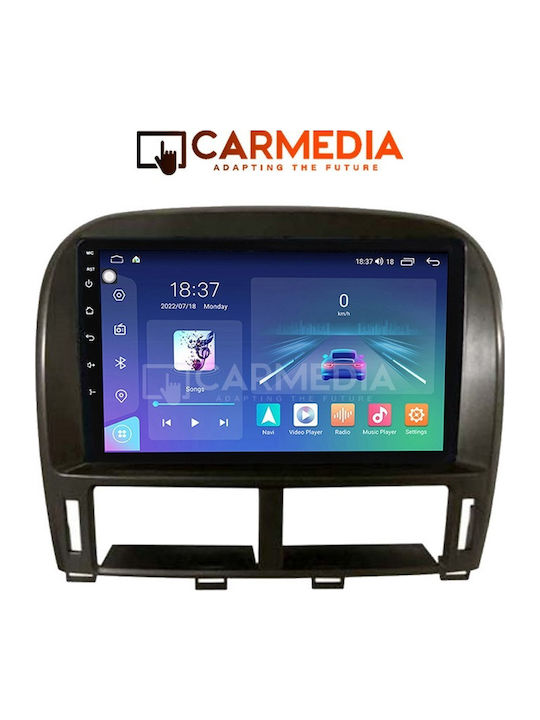 Carmedia Car Audio System for Lexus LS 2000-2006 (Bluetooth/USB/WiFi/GPS/Apple-Carplay/Android-Auto) with Touch Screen 9"