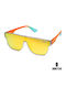Ghetto Women's Sunglasses with Orange Frame and Orange Lens TR7547