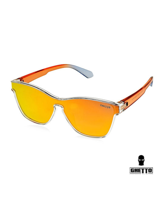 Ghetto Sunglasses Orange with Frame & Orange Lens Ghetto Sunglasses Orange with Frame & Orange Lens