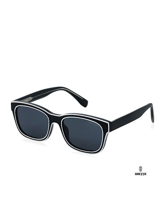 Ghetto Ochelari de soare Μαύρα cu Cadru & Negru Lentilă Ghetto Ochelari de soare Μαύρα cu Cadru & Negru Lentilă