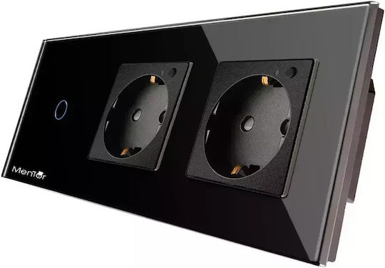 Power Socket Wi-Fi Black 1pcs