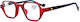 Cammello 23012 Ochelari De Citit +1.50 Negru Roșu