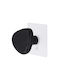 Single Wall-Mounted Bathroom Hook ​6.5x4cm Black