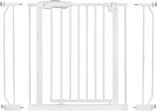Security Door made of Wood in White Color 78εκ. 1pcs