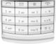 Клавиатура Nokia X3-02 Сребърна