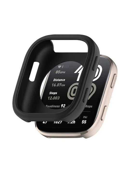 Protective Cover Силиконов Калъф в Черен цвят за Huami Amazfit Bip 6