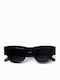 Common Sense Men's Sunglasses with Black Plastic Frame and Black Lens 467971