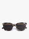 De Sunglasses Men's Sunglasses with Brown Tartaruga Horn-Rimmed Frame and Brown Lenses 389914