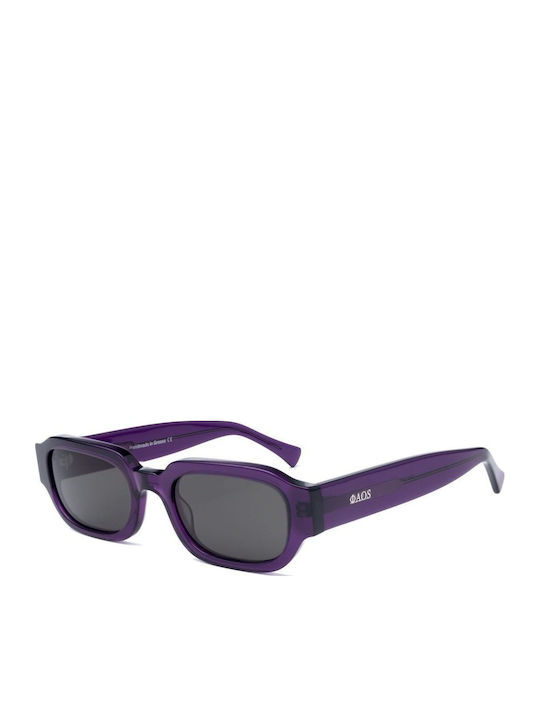 Faos Mykonos Herren Sonnenbrille mit Lila Kunst...