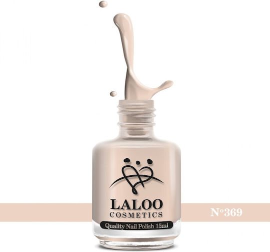 Laloo No.369 Βερυκοκί Πολύ Ανοιχτό Παλ Εβδομαδιαίο Βερνίκι 15ml