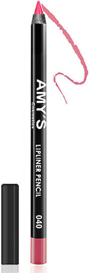 Amy's Μολυβι Χειλιων Lipliner Pencil No.040 Ροζ