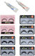Set of 8 Pairs False Lashes 2 Application Adhesives 7g