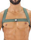 Tof Paris Fetish Elastic Harness Χακί
