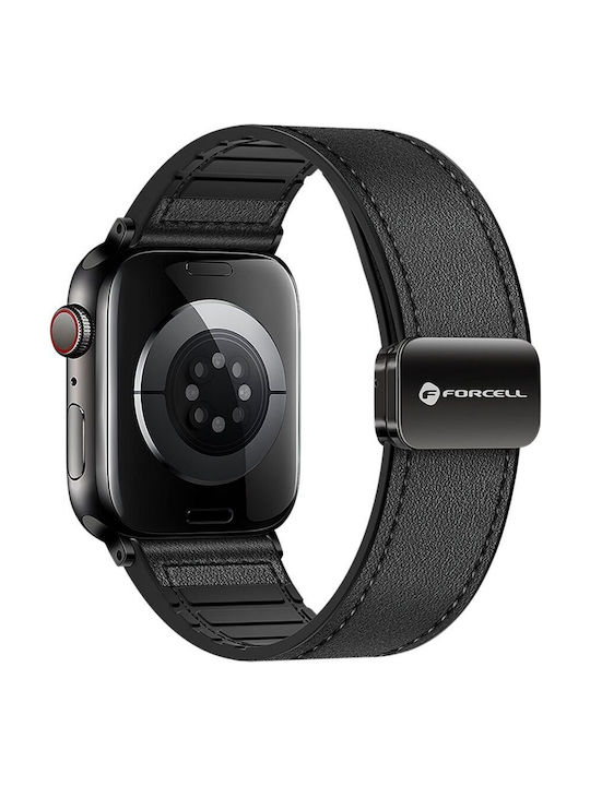 Forcell Λουράκι Μαύρο (Apple Watch 42/44/45/49 mm, Forcell) Forcell Λουράκι Μαύρο (Apple Watch 42/44/45/49 mm, Forcell)