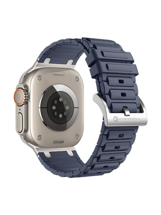 Forcell Armband Blau (Apple Watch 42/44/45/49 mm) Forcell Armband Blau (Apple Watch 42/44/45/49 mm)