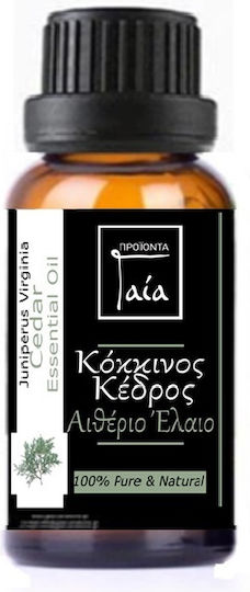 Gaia Produkte Ätherisches Öl Zedernholz Rotes 100ml mit Tropfer