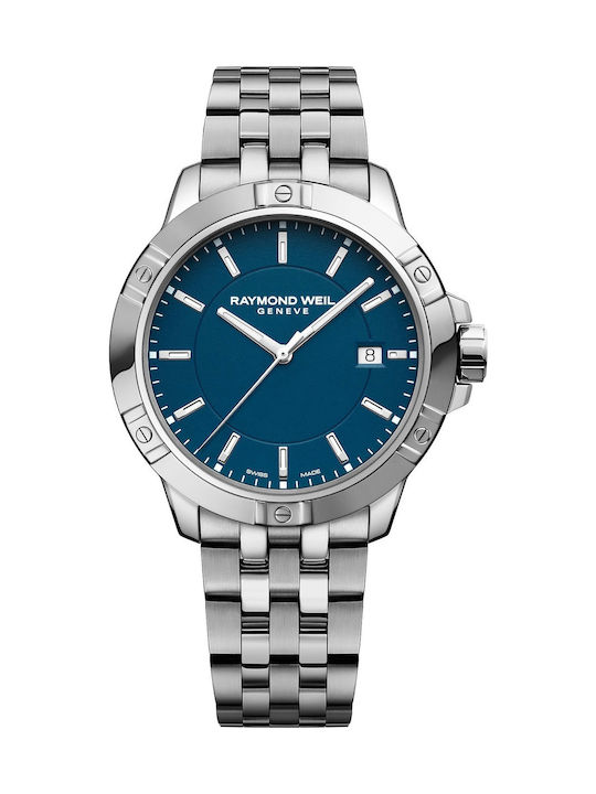 Raymond Weil Tango Мъжки Часовник На Батерия с Метална Гривна