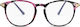 Reading Glasses Nordicvision Lysekil Pink Pattern +2.50