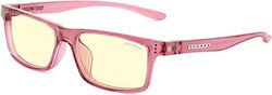 Gaming Glasses Gunnar Cruz Kids Large Pink Ambe...
