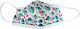 Multi Purpose Fabric Protective Mask Reusable Kids Various Designs & Colours 1 Piece Flowers
