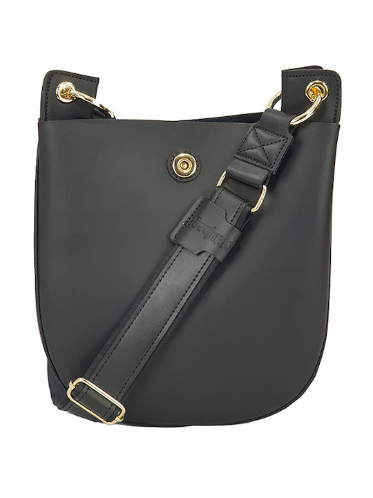 Μικρή Γυναικεία Τσάντα Χιαστί Playbags Collection J049s Μαύρο