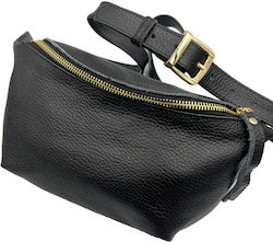 Handmade Women's Banana Medium Genuine Leather