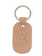 Leather Keychain Powder Pink Volkswagen 6980-k